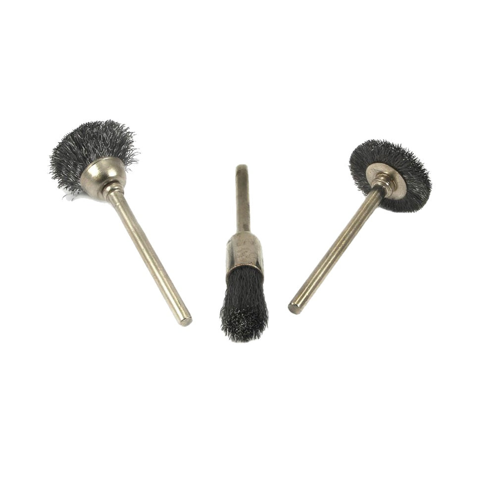 Forney 60241 Wire Bristle Brush Set, 1/8 Inch