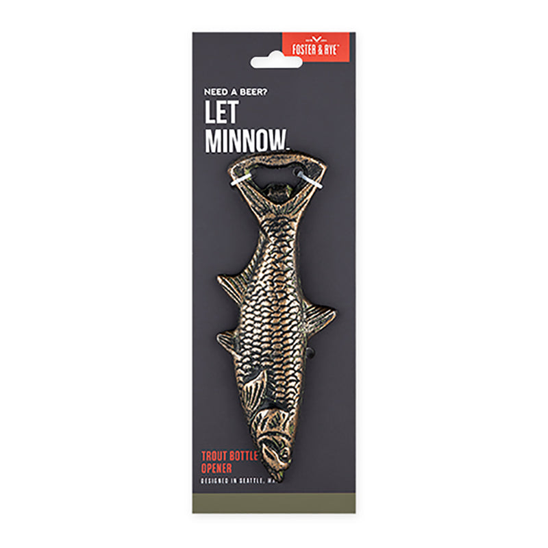 Foster & Rye 3874 Bottle Opener, Cast Iron, Weathered Bronze