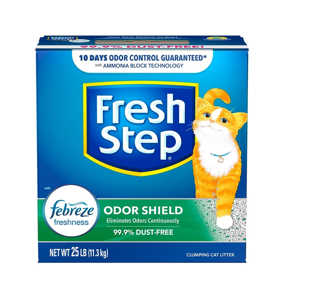 Fresh Step 30468 Cat Litter, Dry Solid, 25 lb
