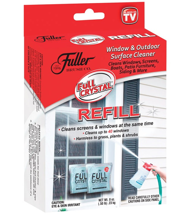 Fuller Brush FBFCRE-6 As Seen On TV Full Crystal Glass Cleaner Refill, 8 Oz
