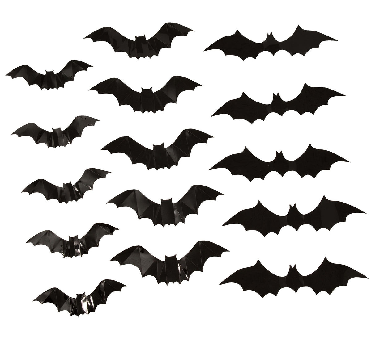 Fun World 91942 3D Bats Stickers Halloween Decor