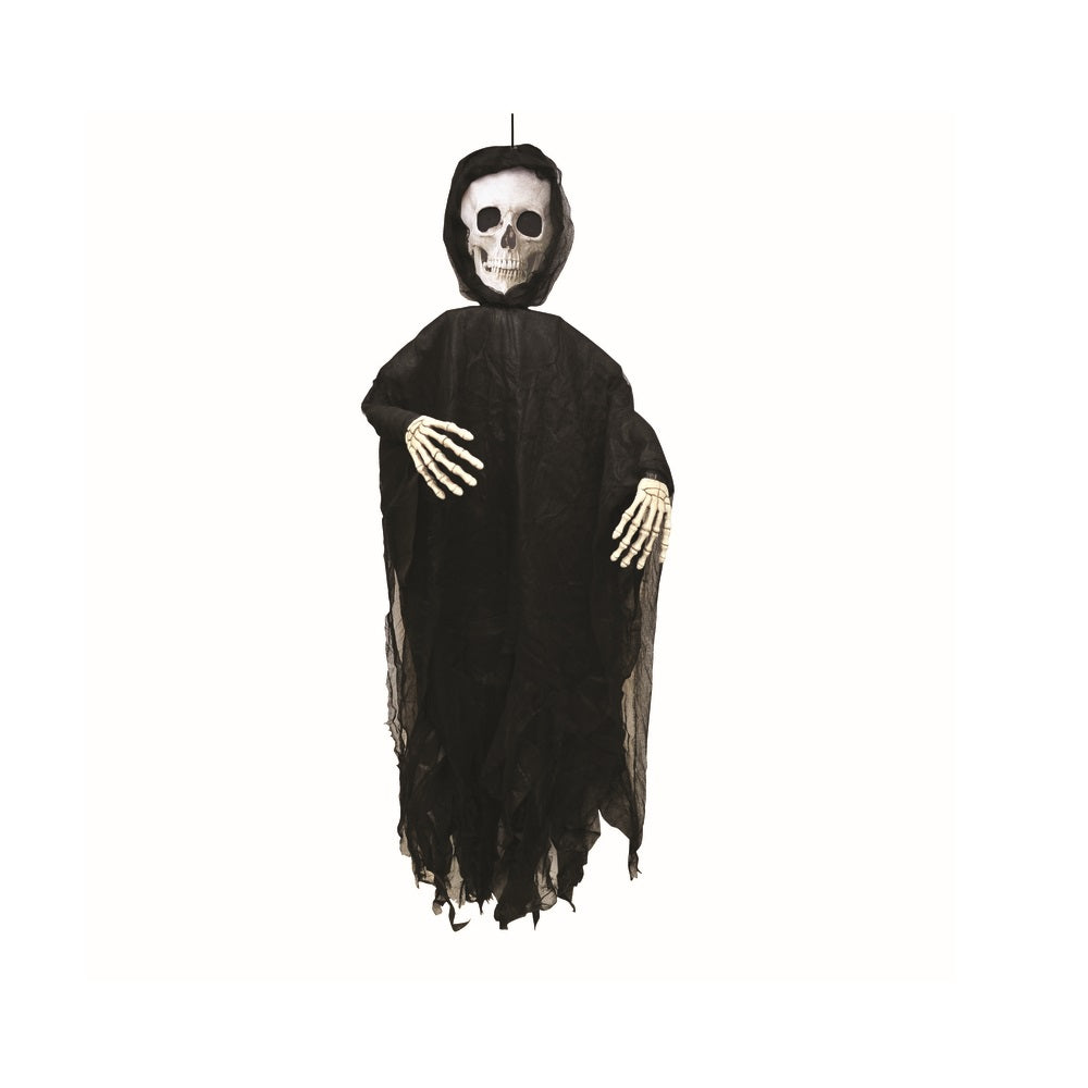 Fun World 91457TR Lite Up Photo Real Grim Reaper Halloween Hanging Decor