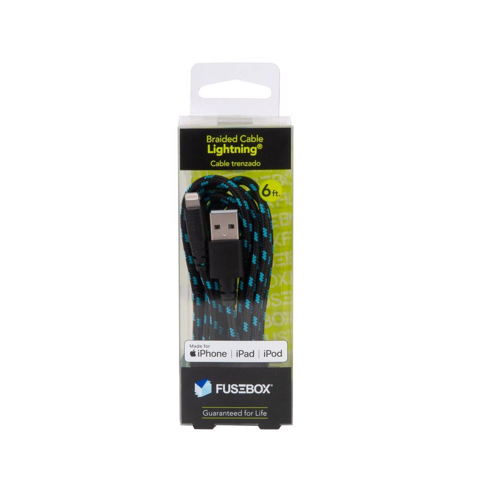 Fusebox 131 0223 FB2 Lightning to USB-C Cable, Black
