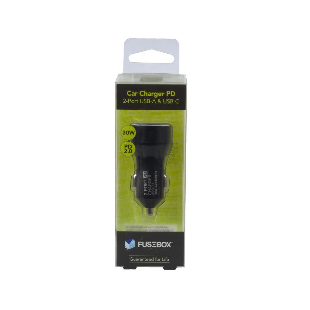 Fusebox 141 0471 FB2 USB Car Charger, Black