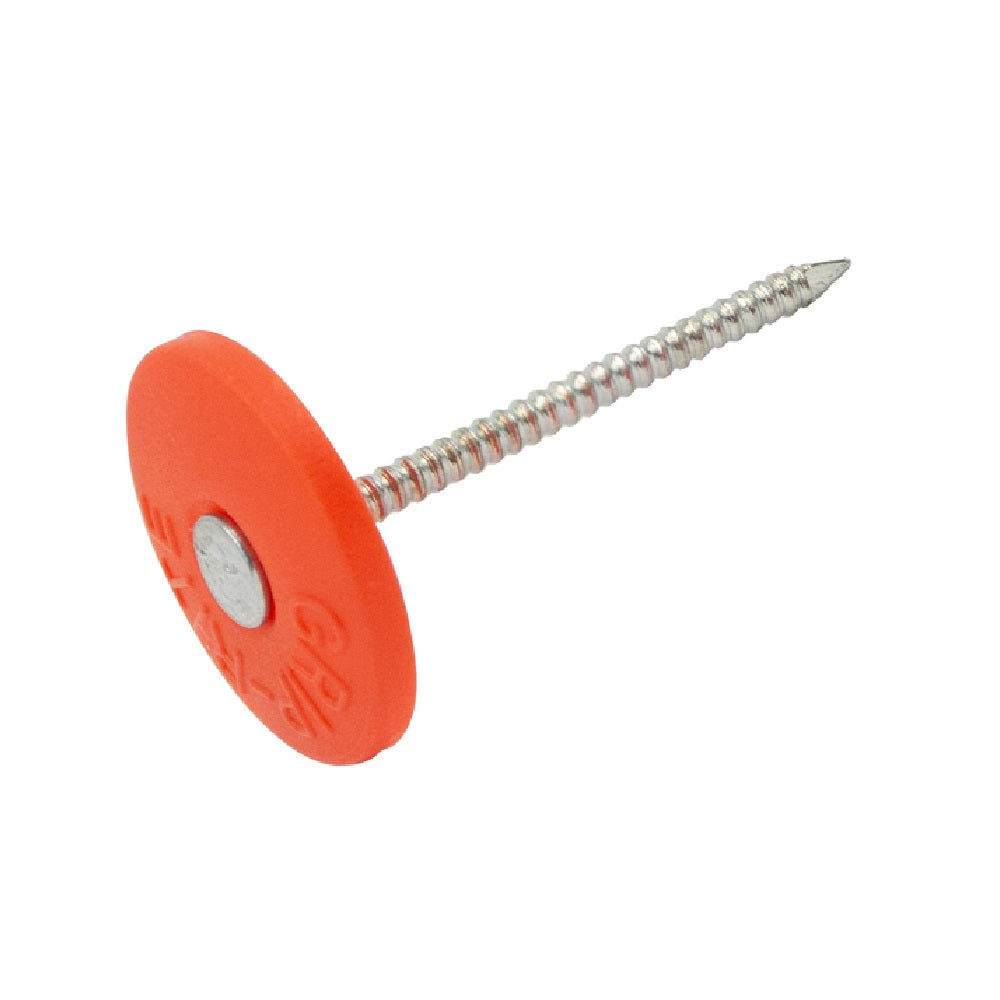 Grip-Rite GC212 Cap Full Round Head Nail, Electro-Galvanized