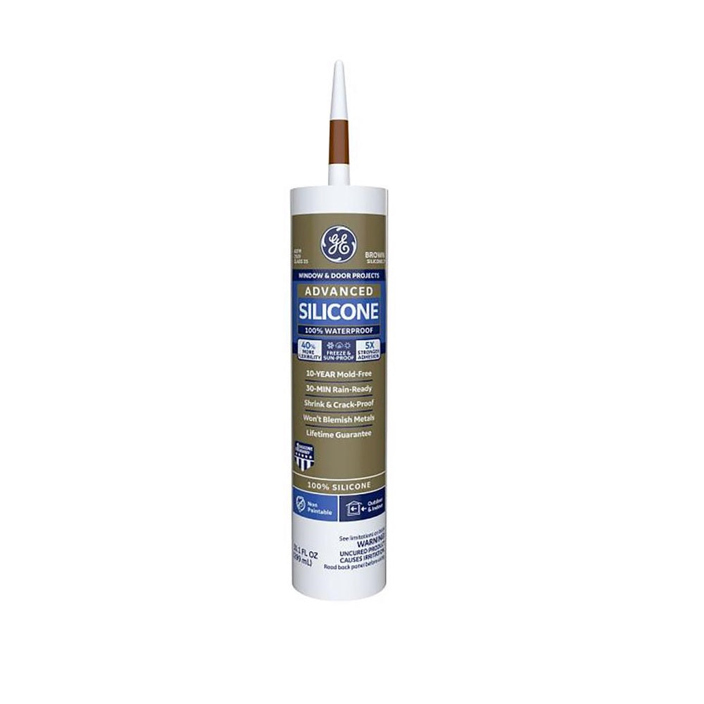 GE 2813701 Advanced Window and Door Caulk Sealant, 10.1 Ounce