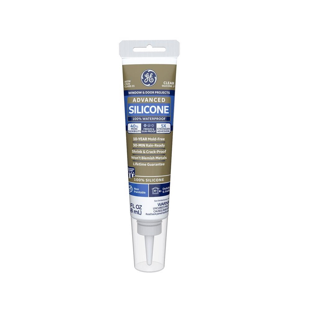 GE 2810435 Advanced Window and Door Sealant, 2.8 Ounce