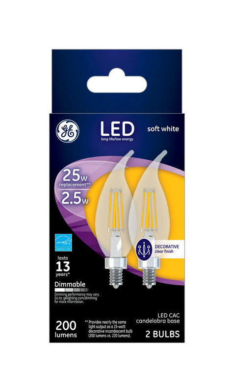 GE 22521 CAC LED Bulb, Soft White, 2700 K