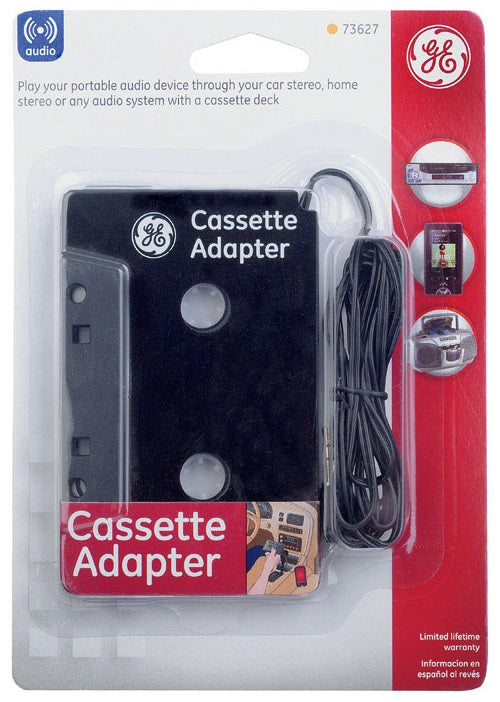 GE 34496 Cassette Adapter, Black