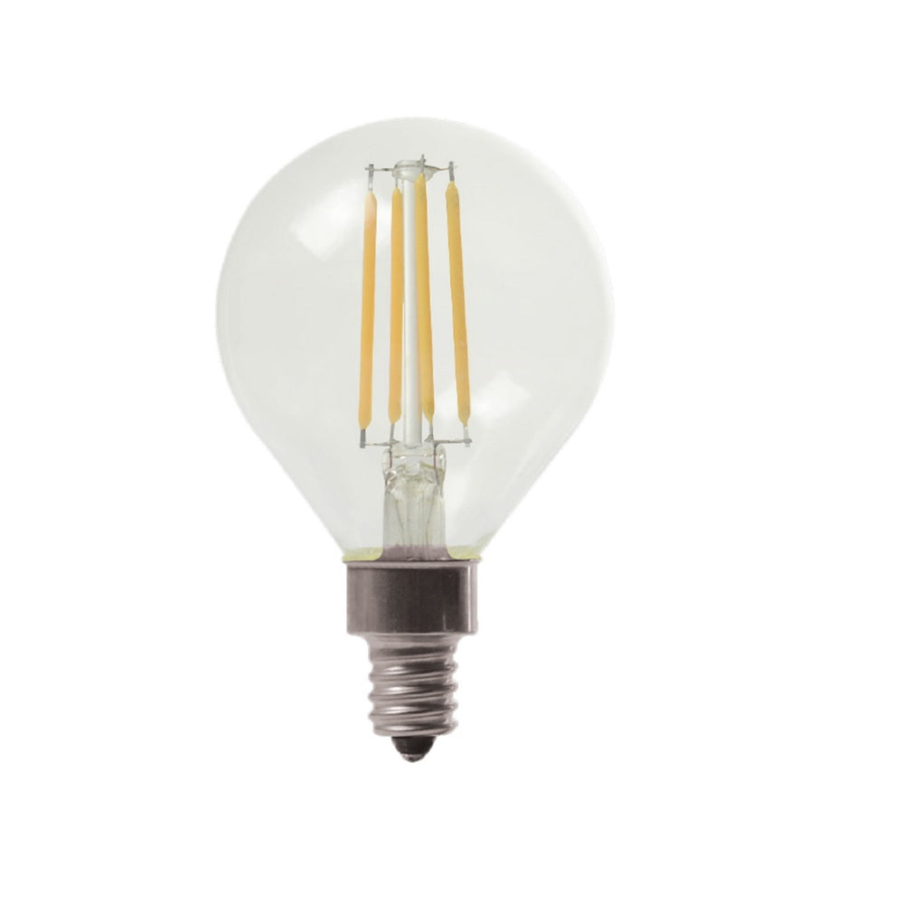 GE 24547 G16 LED Globe Light Bulb, 5.5 Watts, 120 Volt