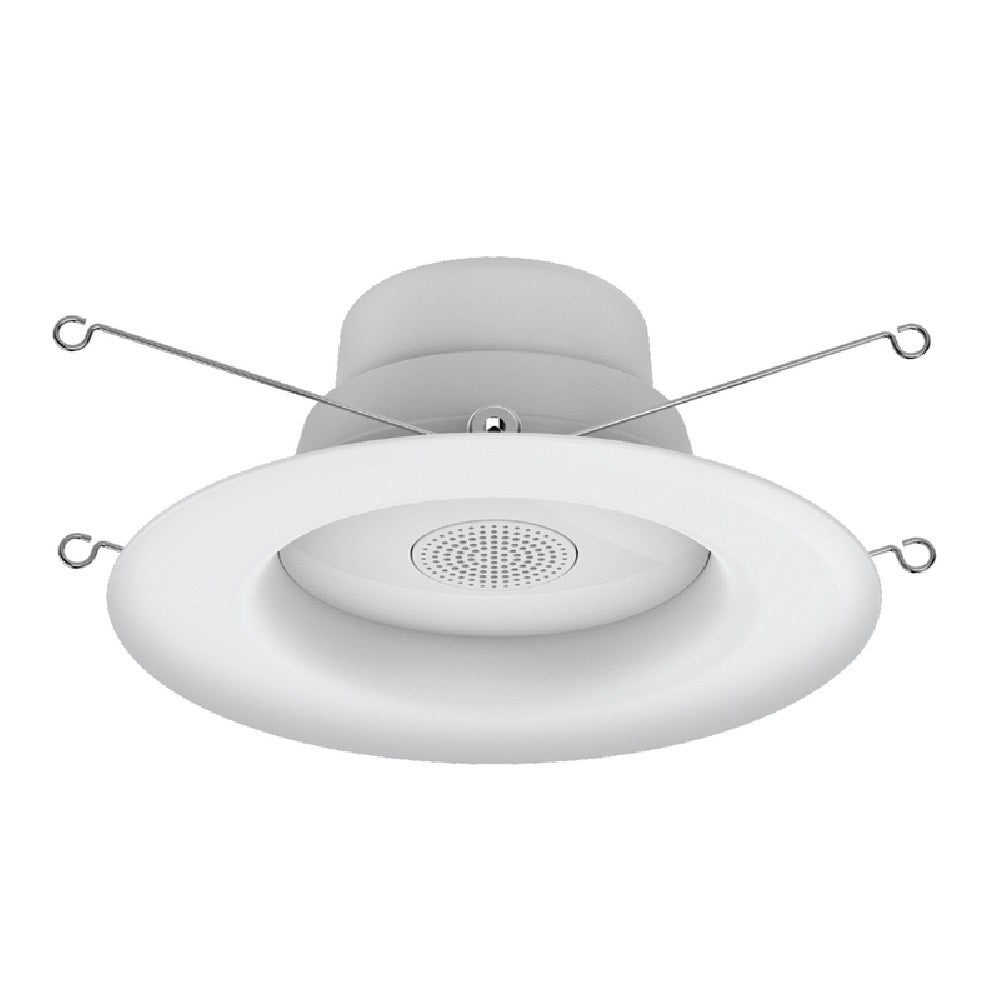 GE 93097006 LED Recessed Downlight + Speaker, White