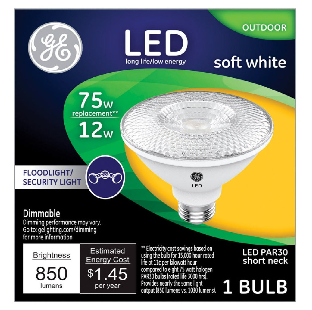 GE Lighting 38443 Dimmable LED Floodlight, Soft White, 12 W
