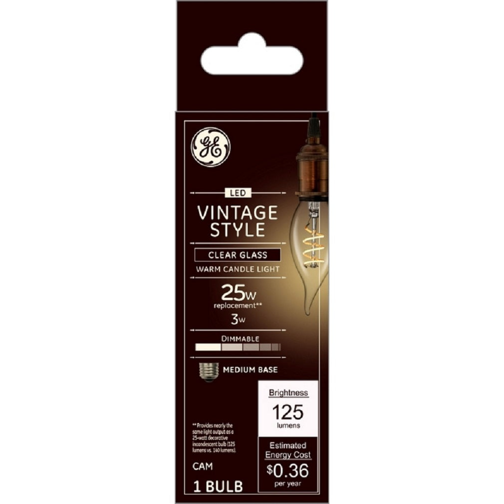 GE Lighting 36490 Filament LED Bulb, Smoke