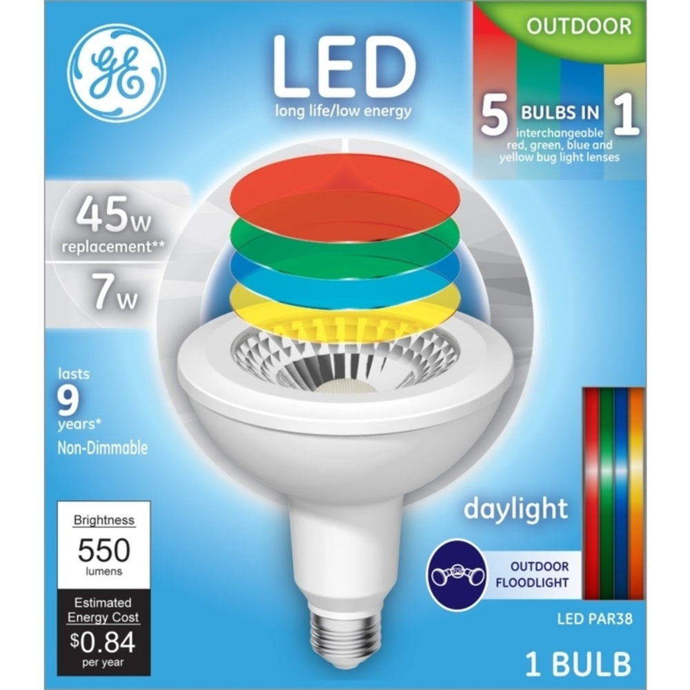 GE Lighting 69262 LED Floodlight Bulb, Clear