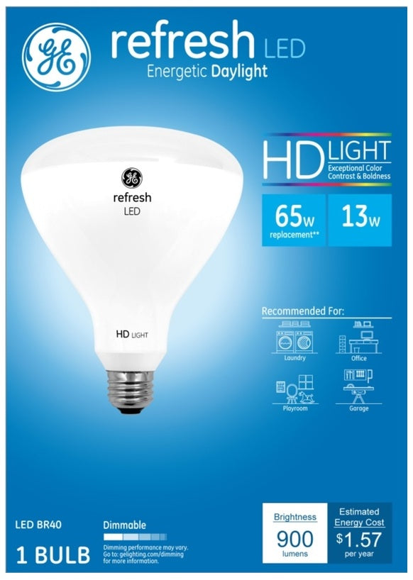 GE Lighting 12212 Refresh Dimmable LED Light Bulb, 13 W, 900 Lumens