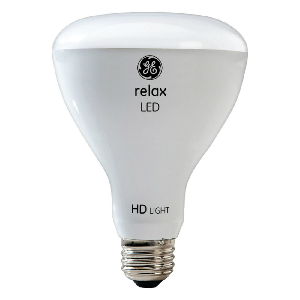 GE Lighting 40931 Relax HD BR30 LED Floodlight Bulb, 2700 K