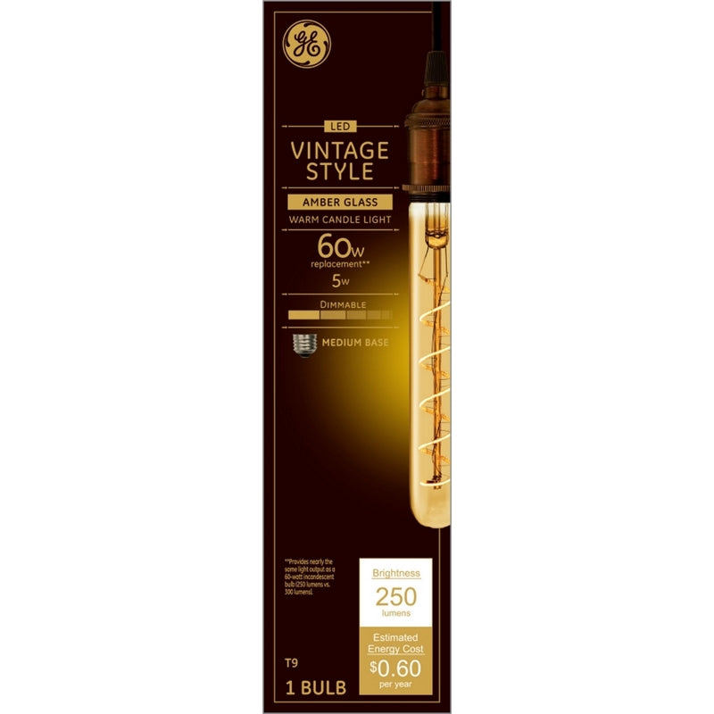 GE Lighting 36513 T9 Filament LED Bulb, 2200 K