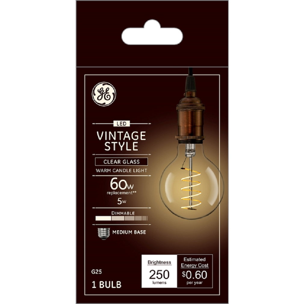 GE Lighting 36518 Vintage Style LED Bulb, Clear