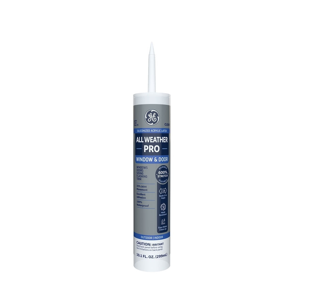 GE 2863819 Max Flex 5000 Siliconized Acrylic Caulk, 10.1 Oz