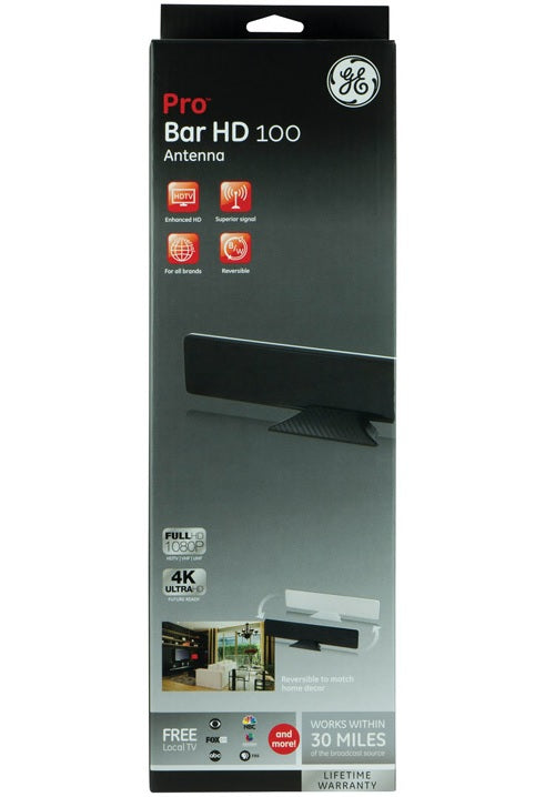 GE 33683 Pro Bar HDTV 100 Antenna, Multicolored
