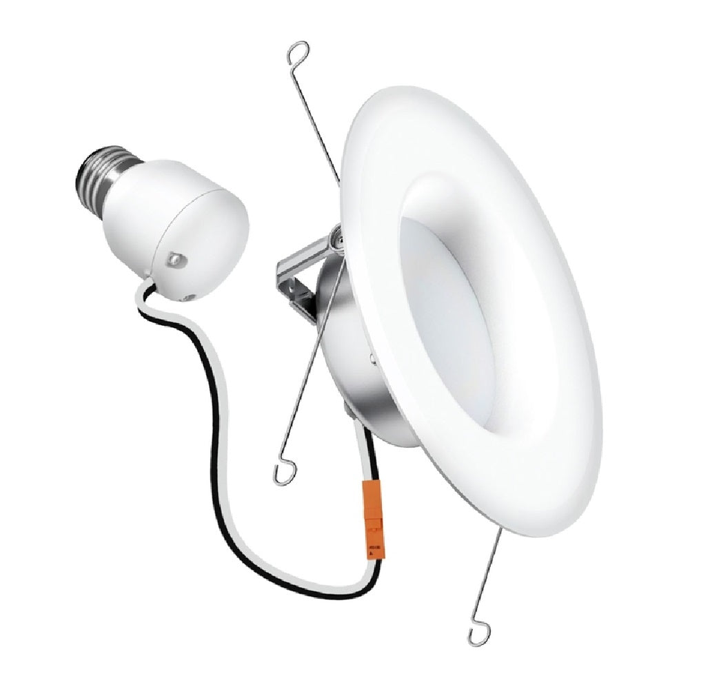 GE 24241 Recessed Dimmable LED Light Fixture, White, 8 Watts