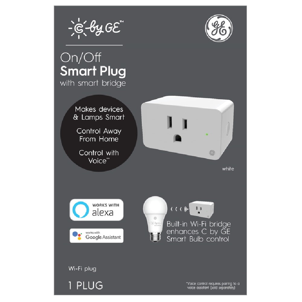 GE 93103491 Residential Smart Plug Boxed, White