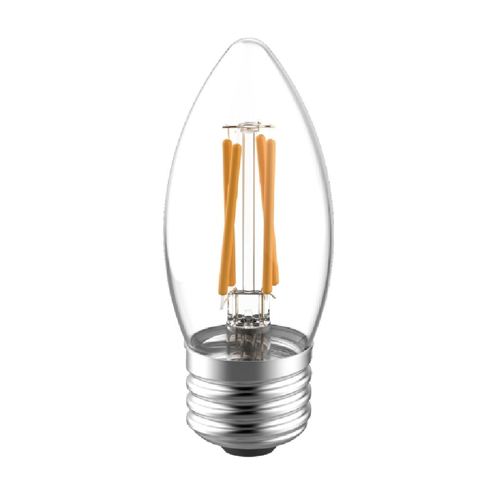 GE 31880 Reveal Decorative Blunt Tip E26 LED Bulb, Clear