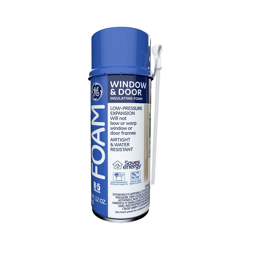 GE 2754739 Window and Door Insulating Foam, Blue, 12 Oz