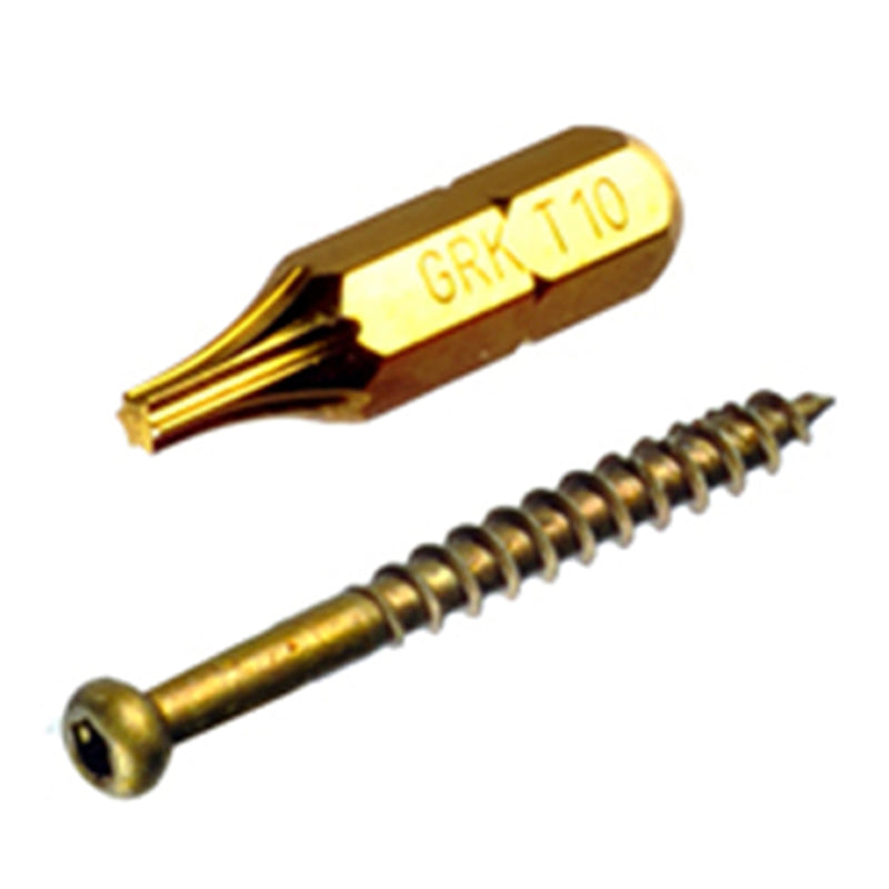 GRK Fasteners 119724 UberGrade Star Drive Trim-Head Finish/Trim Screw, #8 x 1-1/2 in