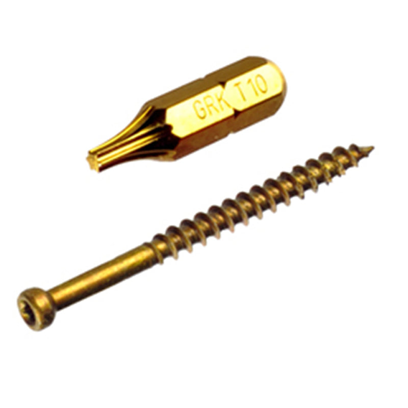 GRK Fasteners 119728 UberGrade Star Drive Trim-Head Finish/Trim Screw, #8 x 2 in