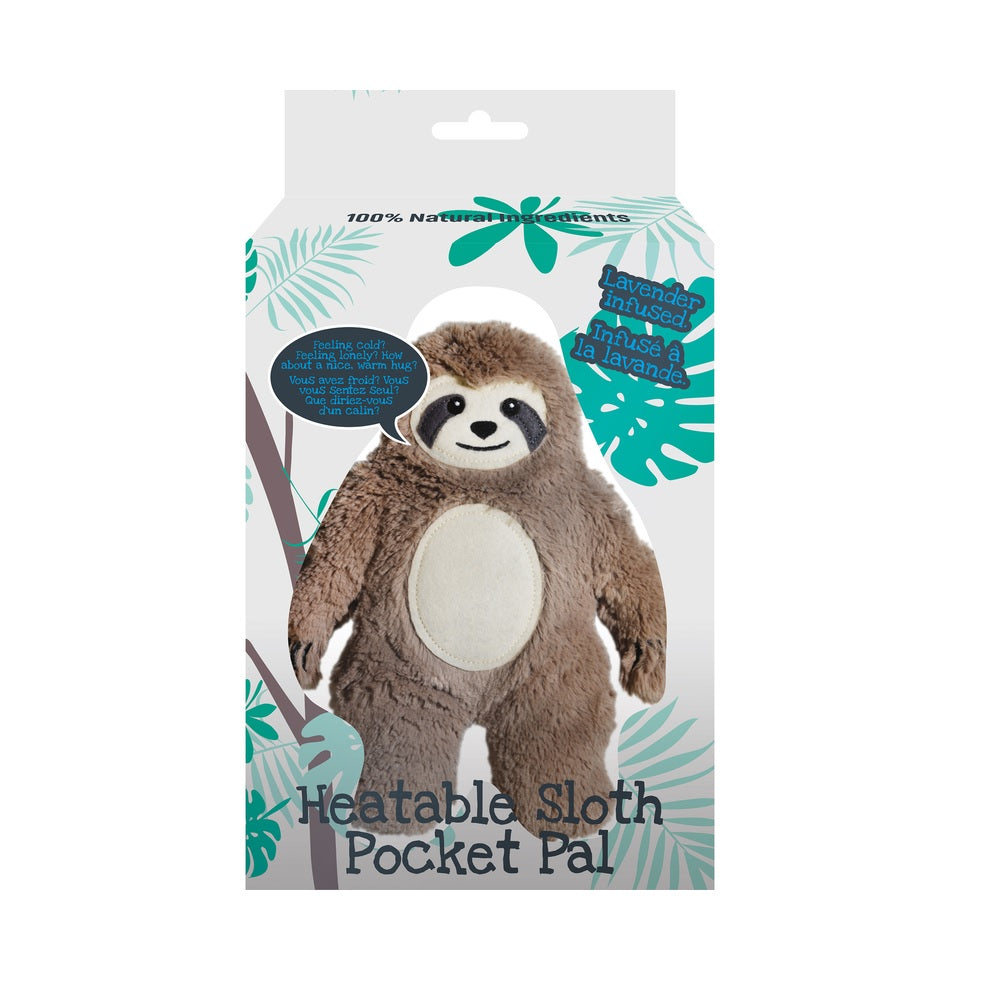 Gamago SF1932 Heatable Sloth Pocket Pal, Brown