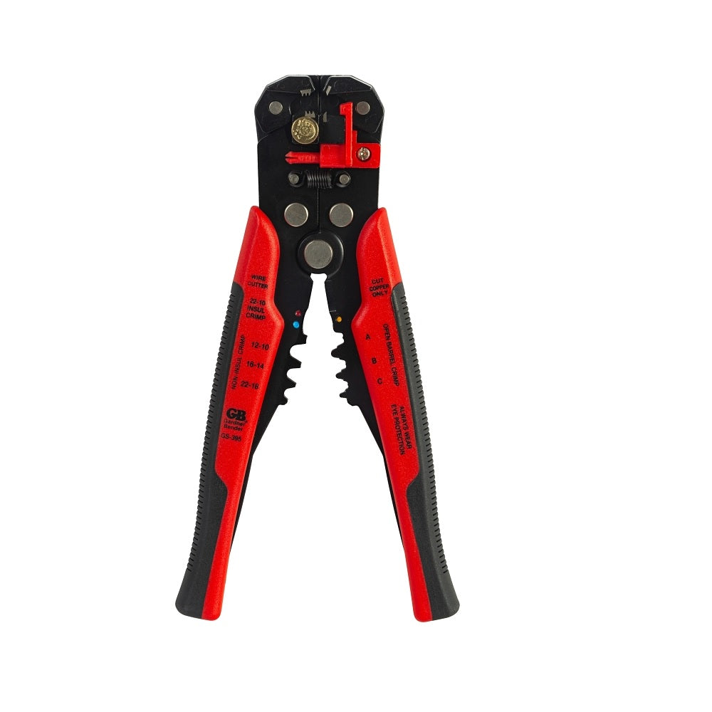 Gardner Bender GS-395 Adjustable Automatic Wire Stripper, Black/Red