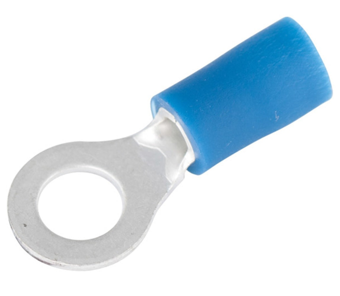 Gardner Bender 15-104 Insulated Ring Terminal, 16-14 Gauge, Blue