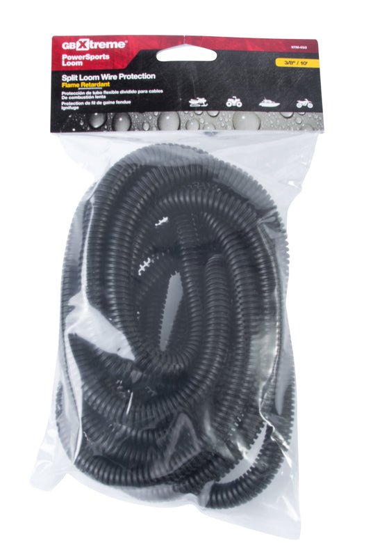 Gardner Bender XTM-450 Xtreme Split Loom Wire Protection, Black