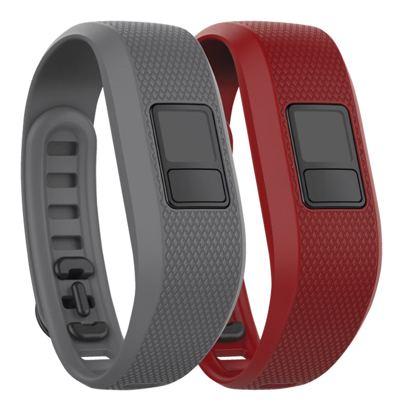 Garmin 010-12452-02 Vivofit 3 X-Large Fitness Tracker Bands, Plastic/Rubber, Slate/Marsala