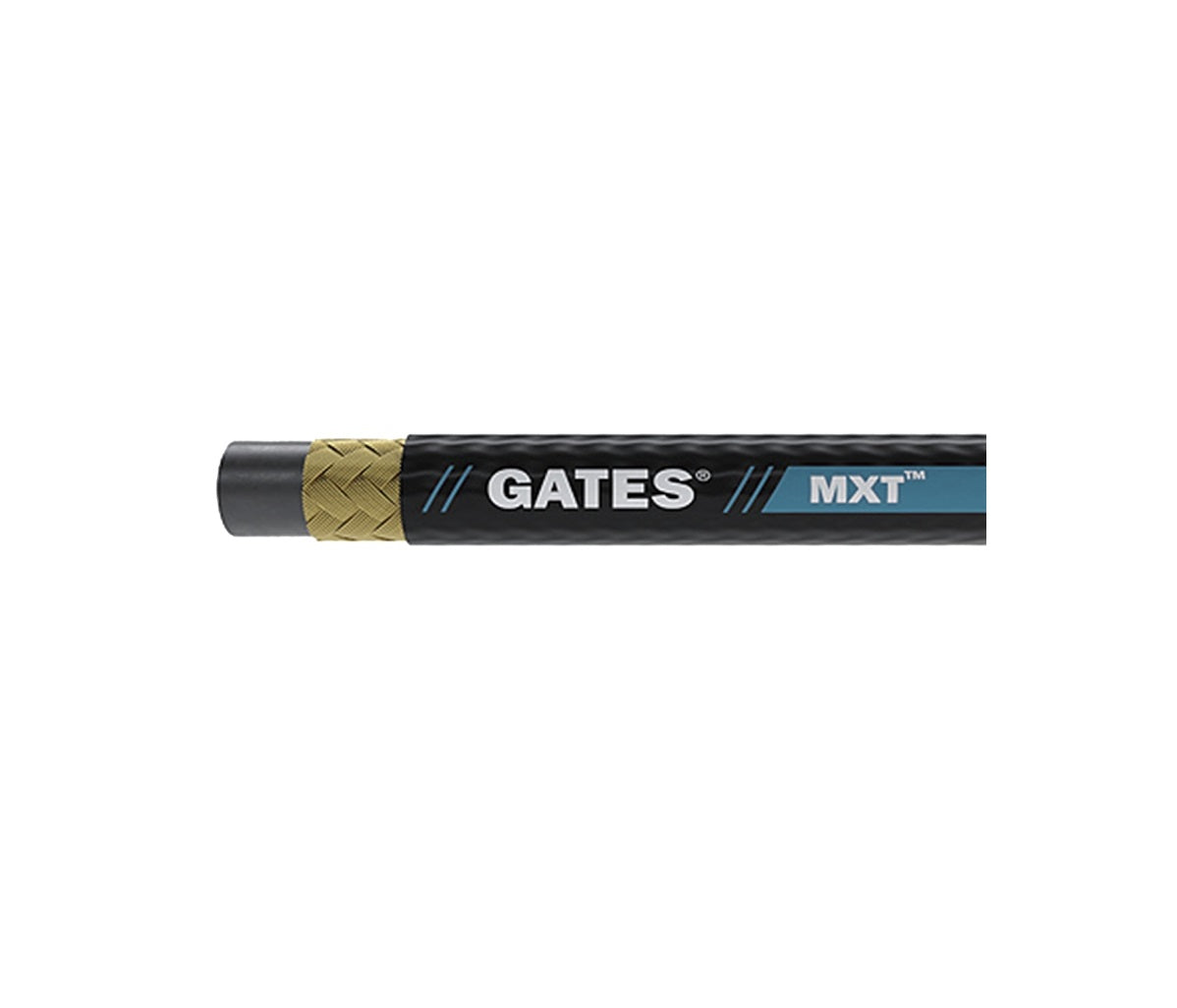 Gates 85053 MXT MEGASYS Wire Braid Hose, Black