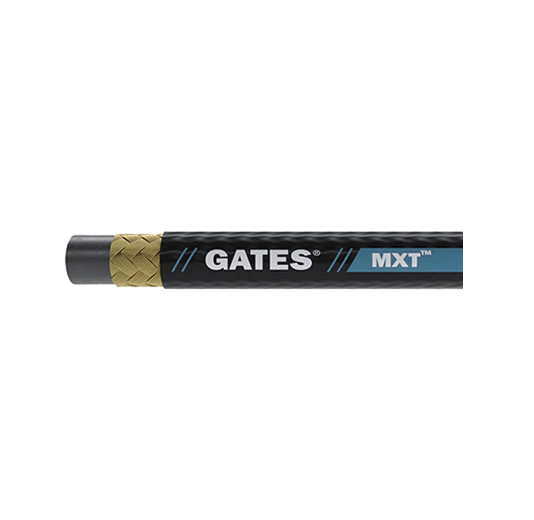 Gates 85051 MXT MegaSys Wire Braid Hose, Black, 3625 PSI