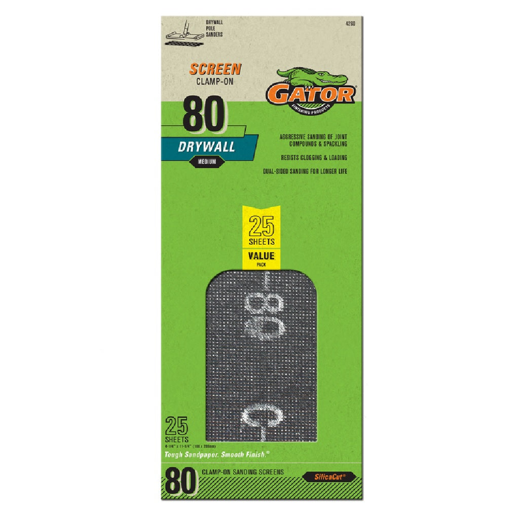 Gator 3304 Drywall Sanding Screen, Silicon Carbide