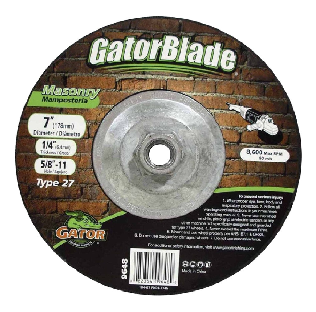 Gator 9648 Cut-Off Wheel, Silicone Carbide