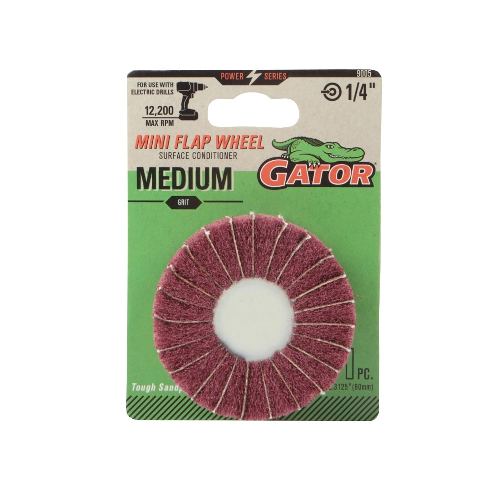 Gator 9005 Mini Flap Wheel, 1/4 inches Arbor