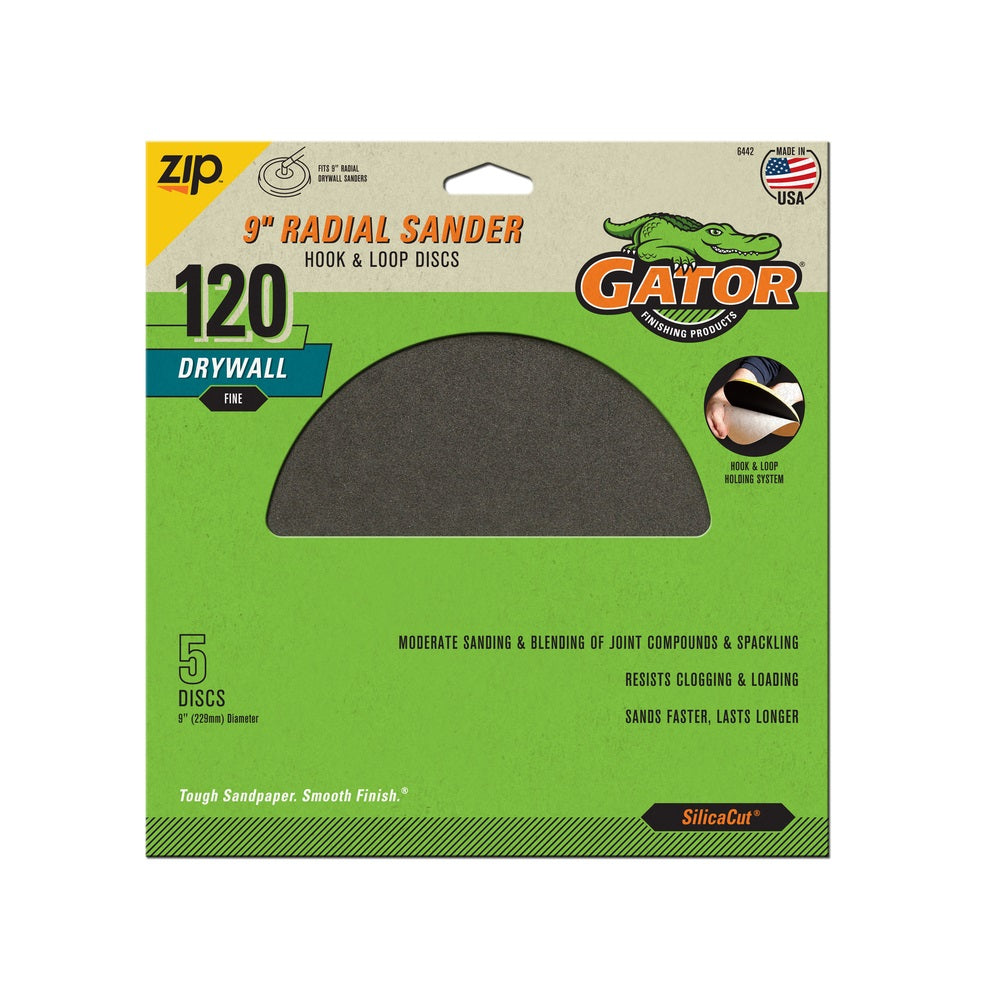 Gator 6442 Sanding Discs, 120 Grit