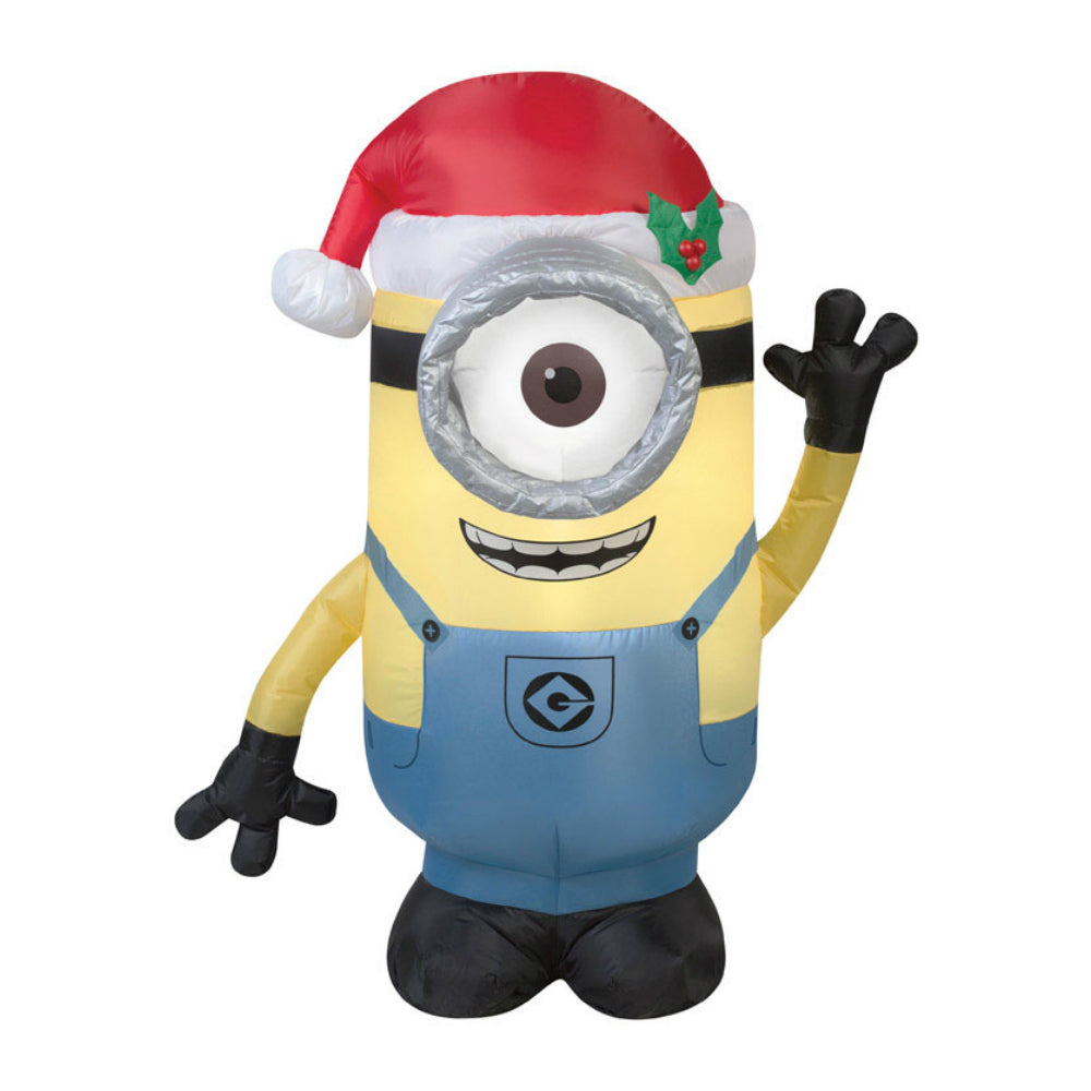 Gemmy 38291 Airblown Minion Stuart Christmas Decoration, Polyester