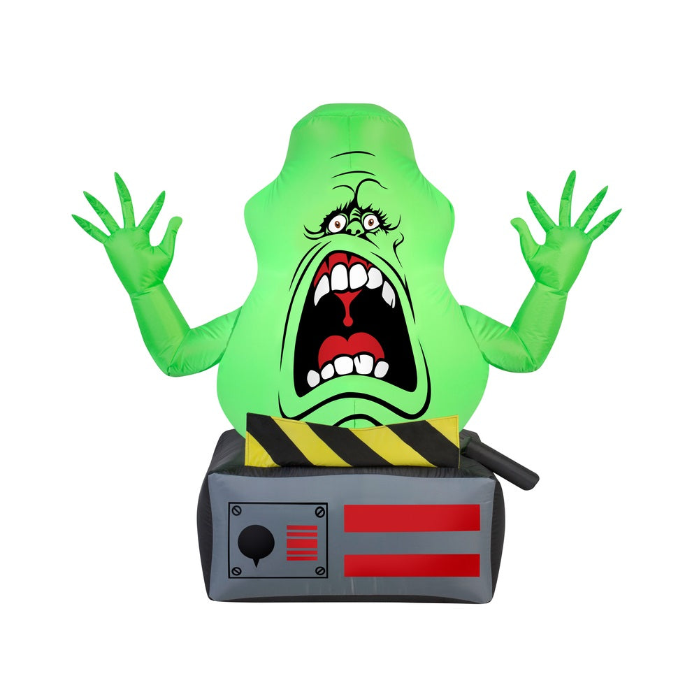 Gemmy 72186 Inflatable Halloween Ghostbusters Slimer on Trap