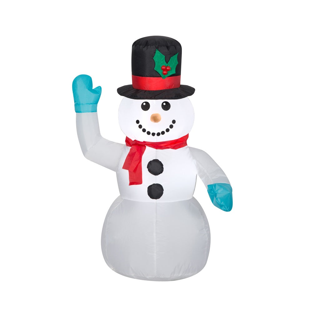 Gemmy 118149 LED Inflatable Airblown Car Buddy Christmas Snowman