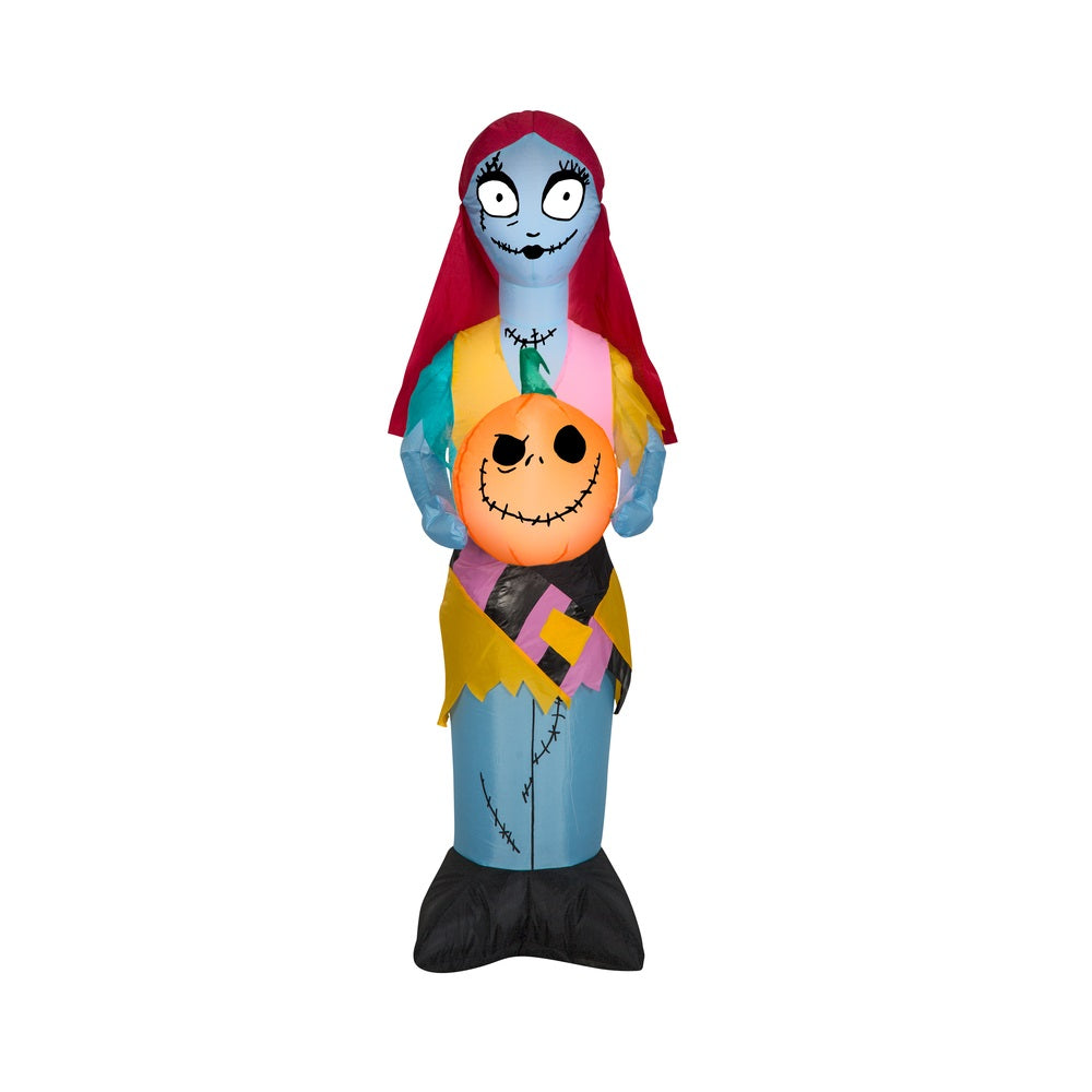 Gemmy 72883 Nightmare Before Christmas Sally With Halloween Pumpkin