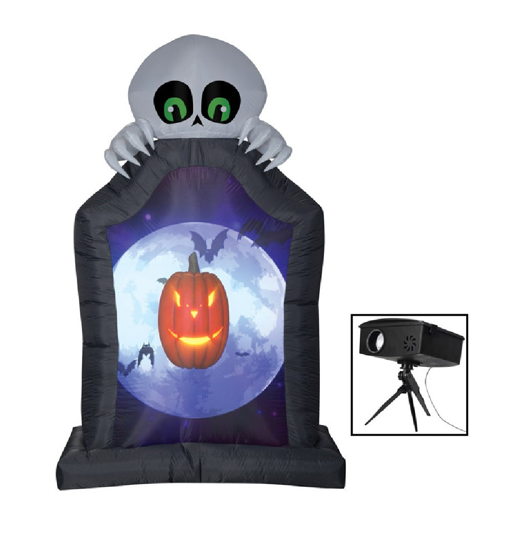 Gemmy 222972 Znone Halloween Tombstone With Projector, 101.97" H