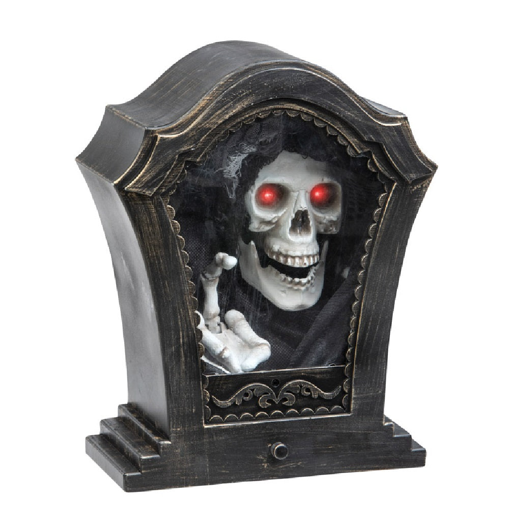 Gemmy 222088 Znone Halloween Tombstone With Skull, 10.55" H