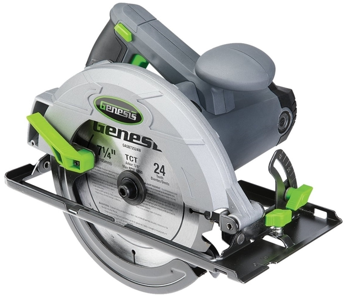 Genesis GCS130 Corded Circular Saw, 13 Amp