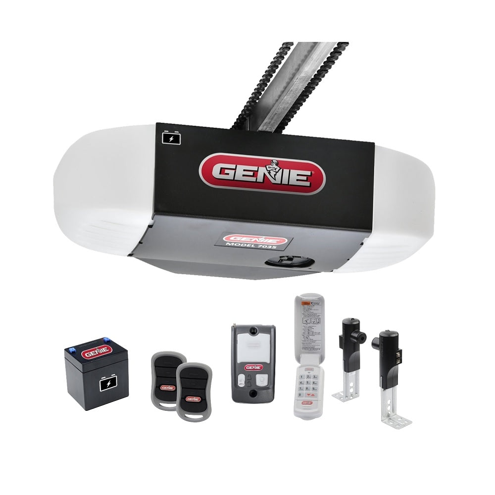 Genie 38960R Garage Door Opener with Battery Backup, 3/4 HPC