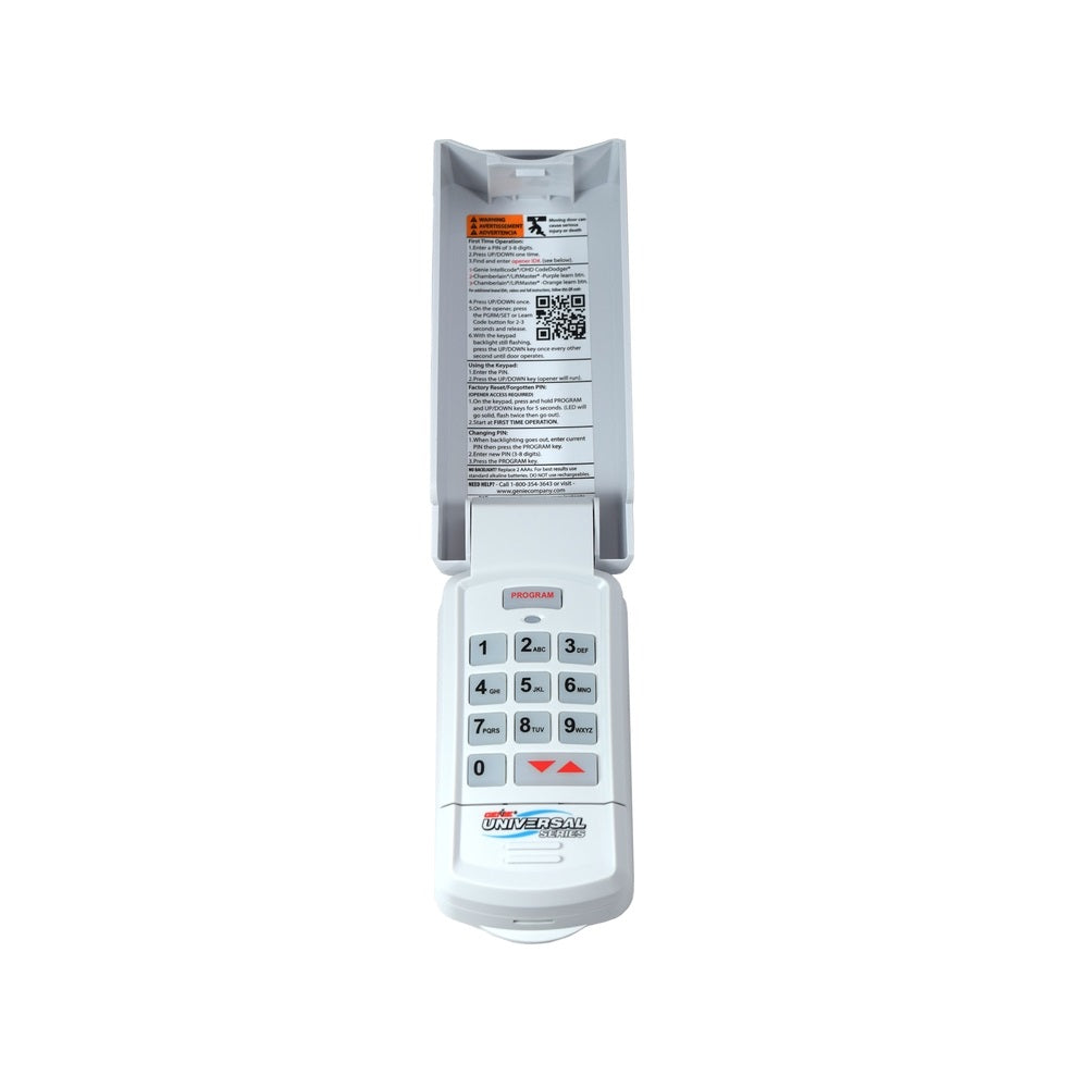 Genie 41248R Wireless Keyless Entry Pad, White